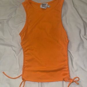 Princess Polly Samara Top Orange and Pink